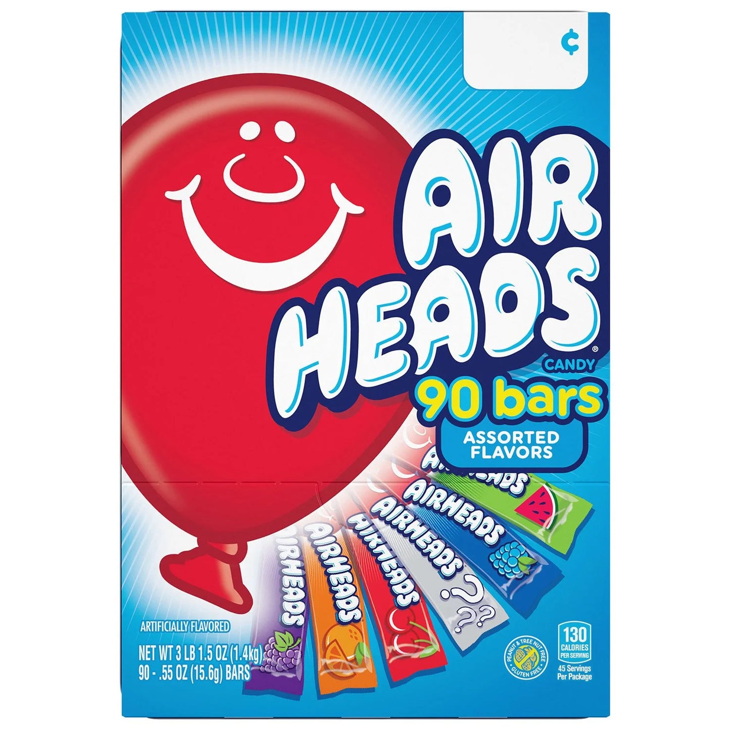 AirHeads Variety Pack, 0.55 oz., 90 pk.