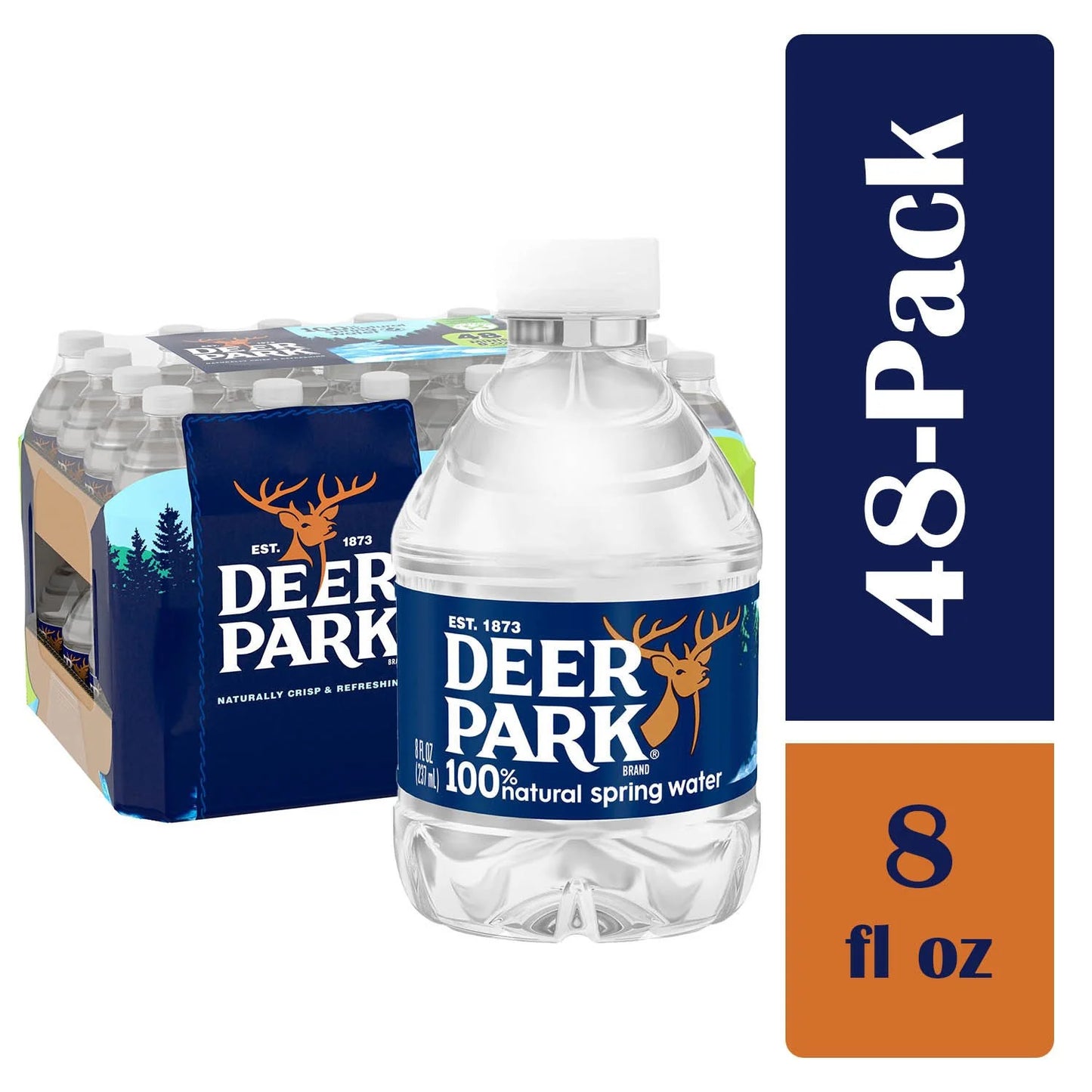 Deer Park 100% Natural Spring Water 8 fl. oz., 48 pk.