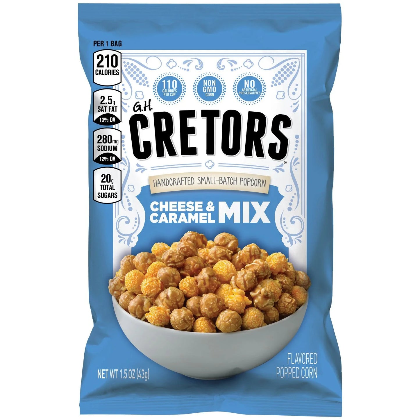 CRETORS Cheese & Caramel Mix Popcorn, 1.5 oz., 12 pk.